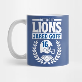 Detroit Lions Jared Goff 16 Helmet American Football Mug